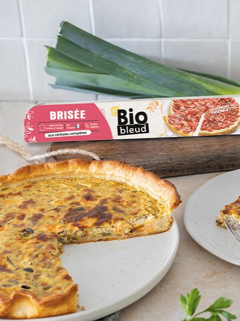 Quiche express poireaux truite par Biobleud et Prosain Quiche express poireaux truite par Biobleud et Prosain