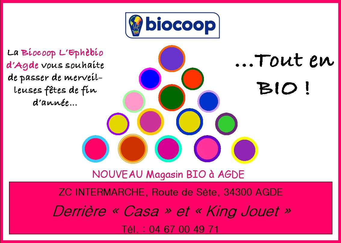 Un noël tout en Bio ! Un noël tout en Bio !